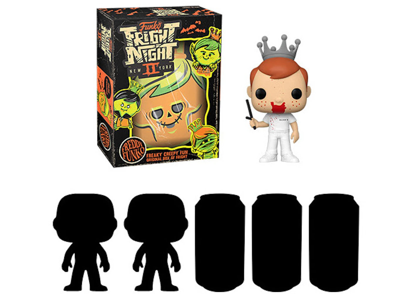 Funko Pop! Fright Night Box of Fun Freddy as Hannibal Version 2022 NYCC Exclusive Sealed 6-Pack -1