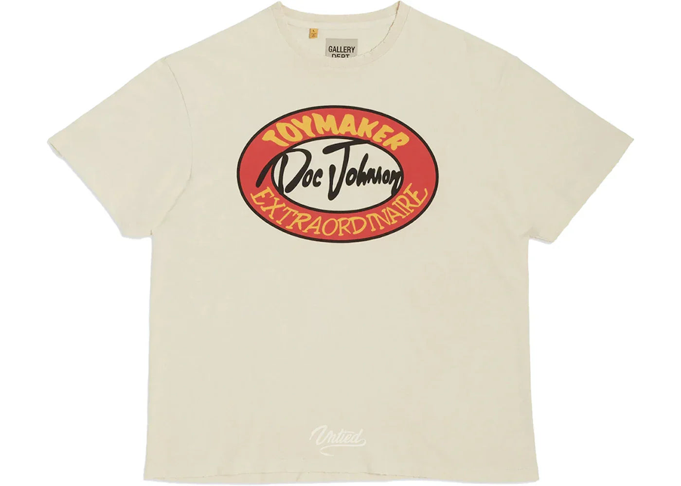 Gallery Dept. Toymaker Doc Johnson Tee Antique White/Cream -1