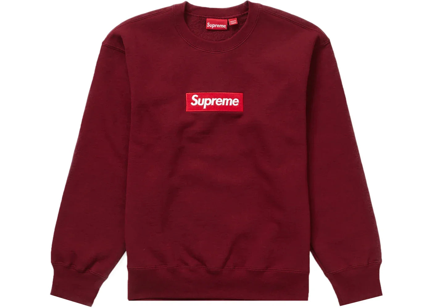 Supreme Box Logo Crewneck (FW22) Cardinal -1