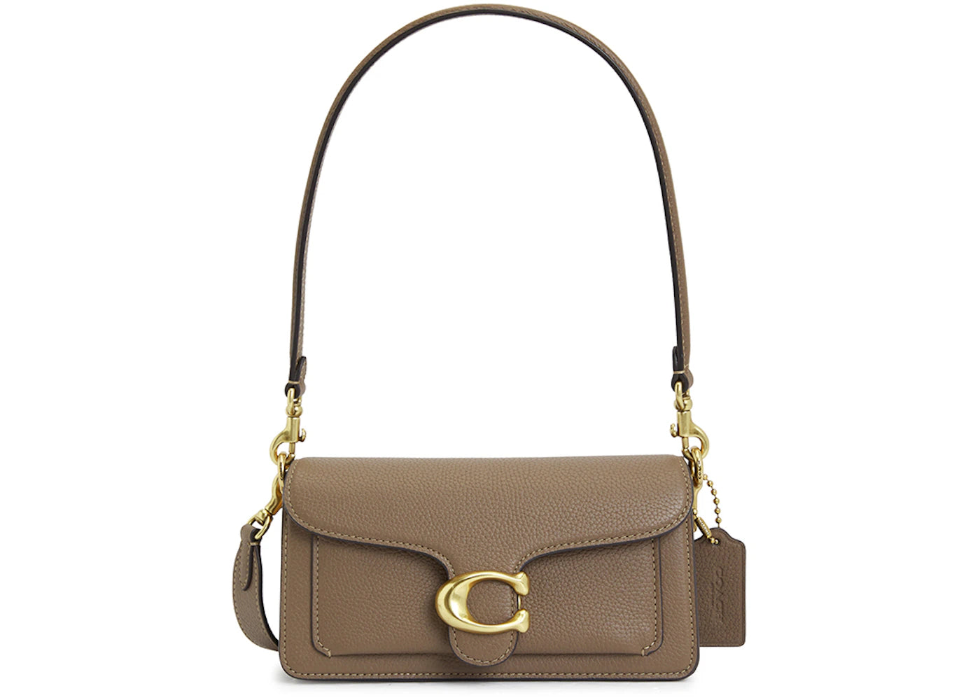 Coach Tabby 20 Shoulder Bag Beige Brown -1