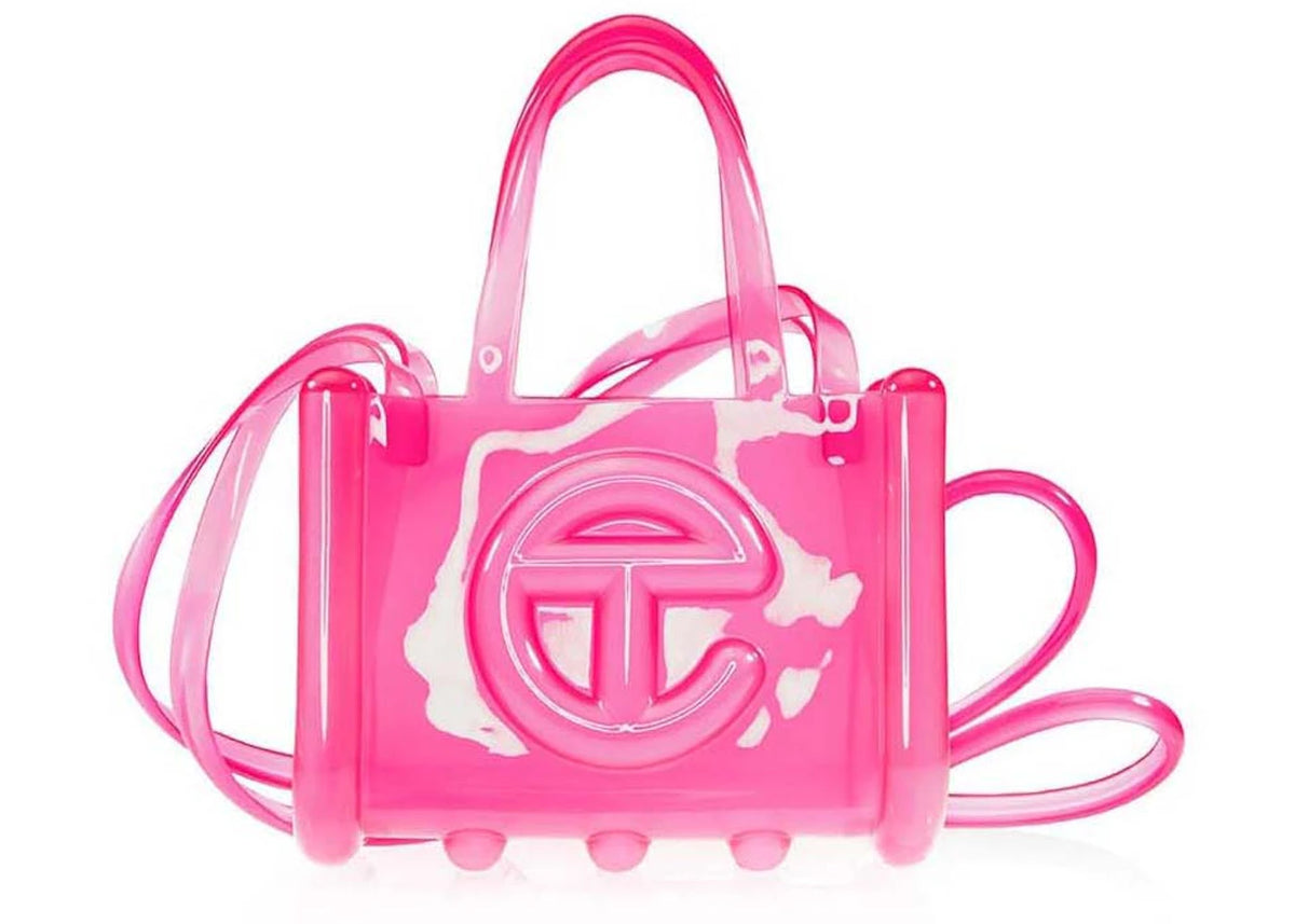 Telfar x Melissa Small Jelly Shopper Clear Pink -1