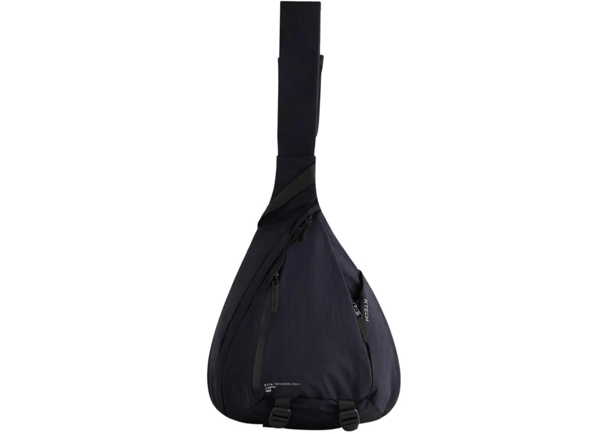 Kith Nylon Ripstop Sling Backpack Black -1