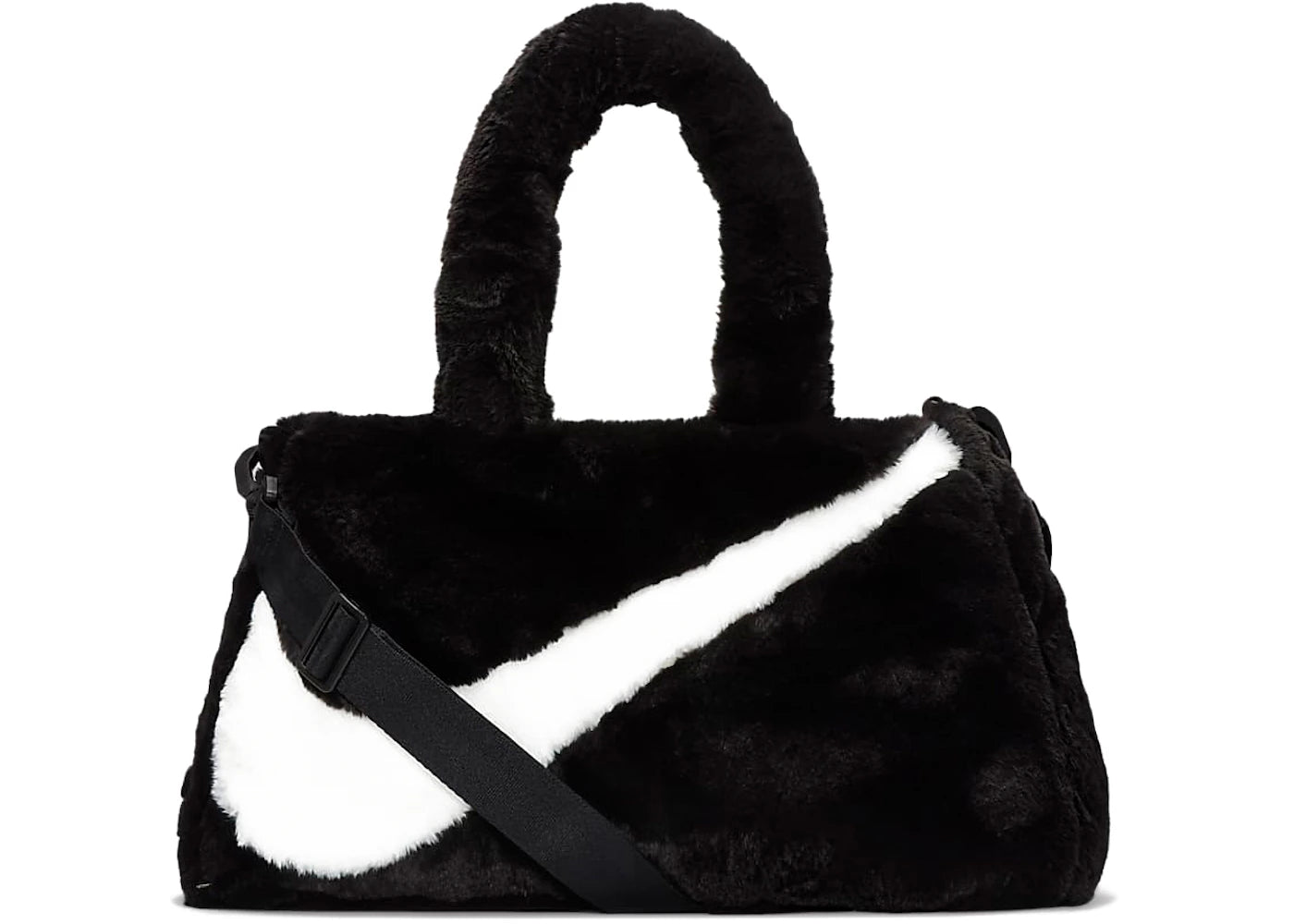 Nike Faux Fur Tote Bag Black -1