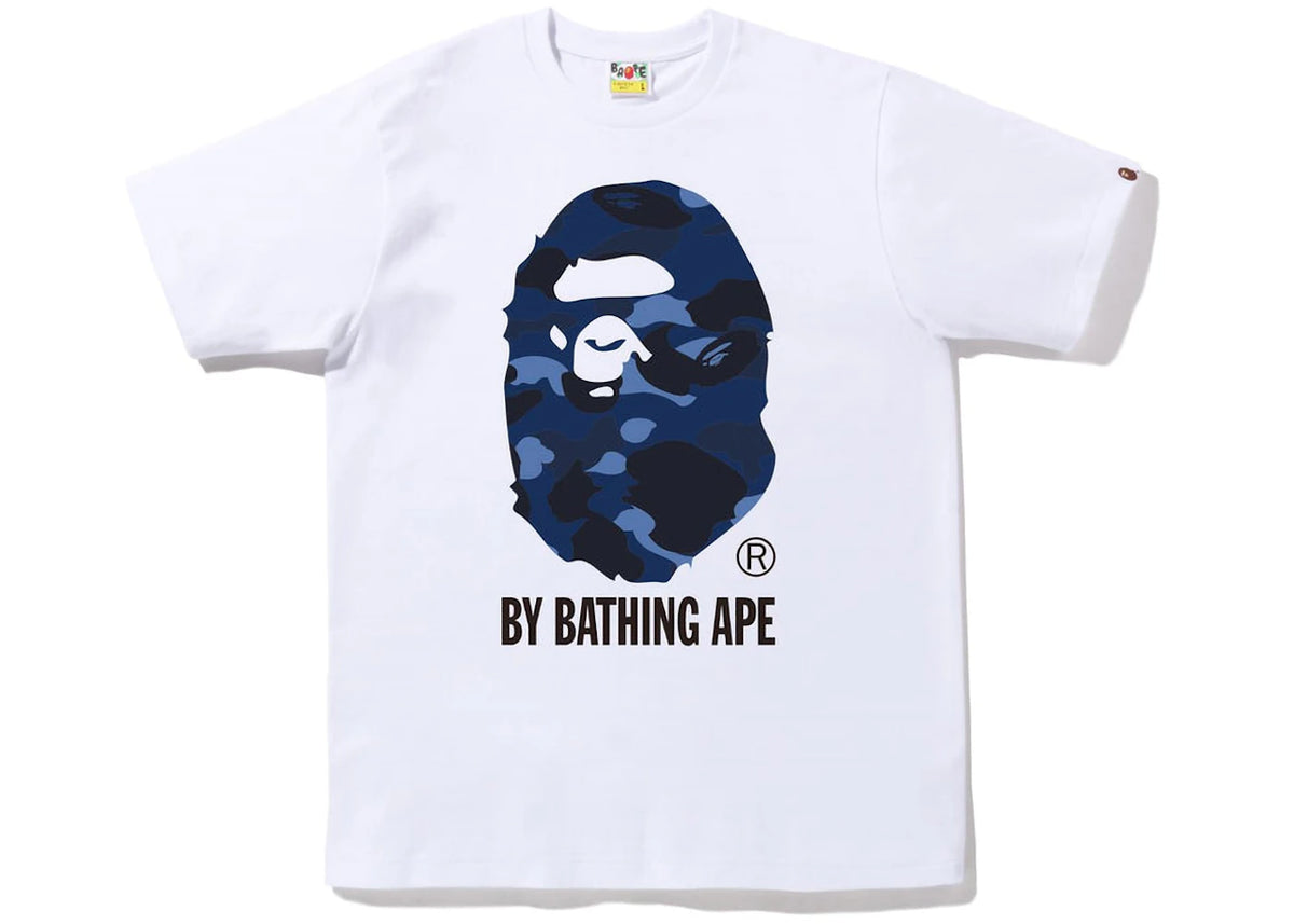 BAPE Color Camo By Bathing Ape Tee (FW22) White Navy -1