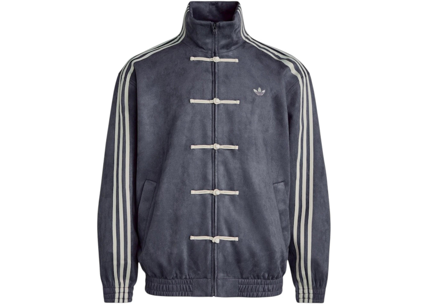 adidas CTT Chinese Track Top 3.1 Gender Neutral Jacket (Asia Sizing) Dark Grey -1