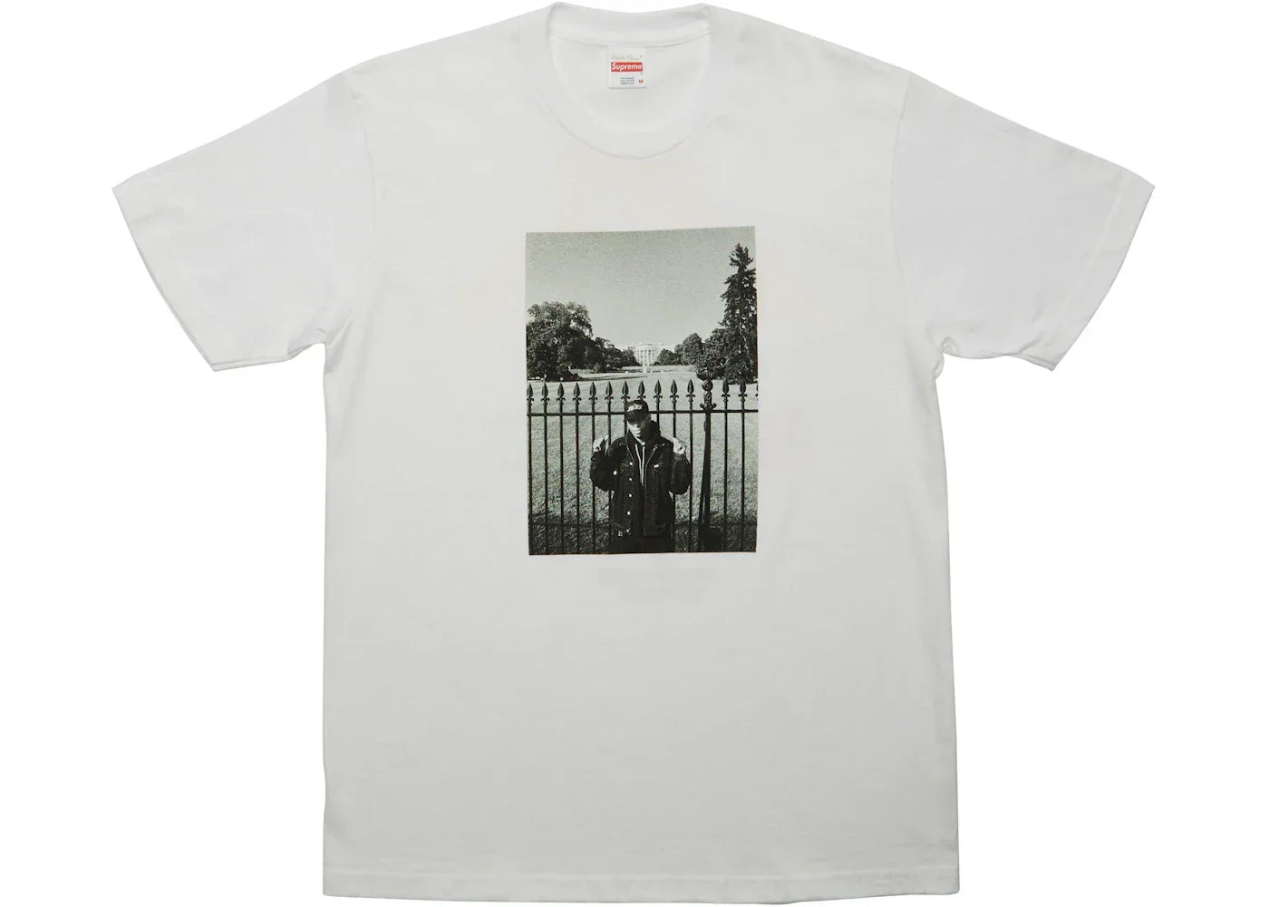 Supreme UNDERCOVER/Public Enemy White House Tee White -1