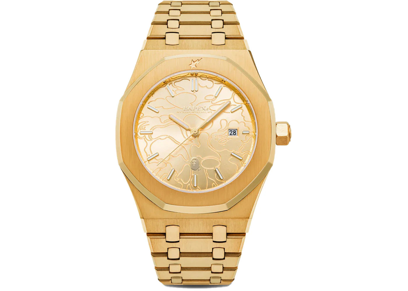 BAPE Type 9 Bapex #1 Watch (SS26) Gold -1