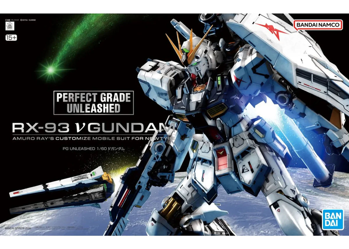 Bandai Namco Gundam 1/60 PG Unleashed RX-93 Nu Gundam Model Kit Figure (2026) -1