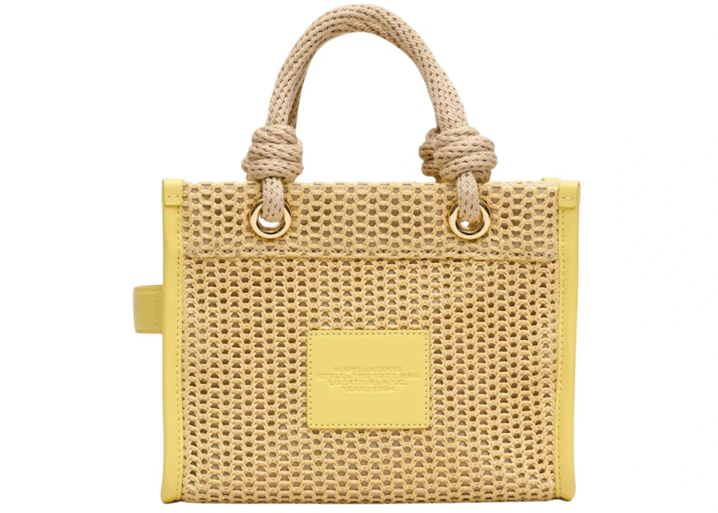 Marc Jacobs The Small Tote Woven Rope Tote Bag Natural -1