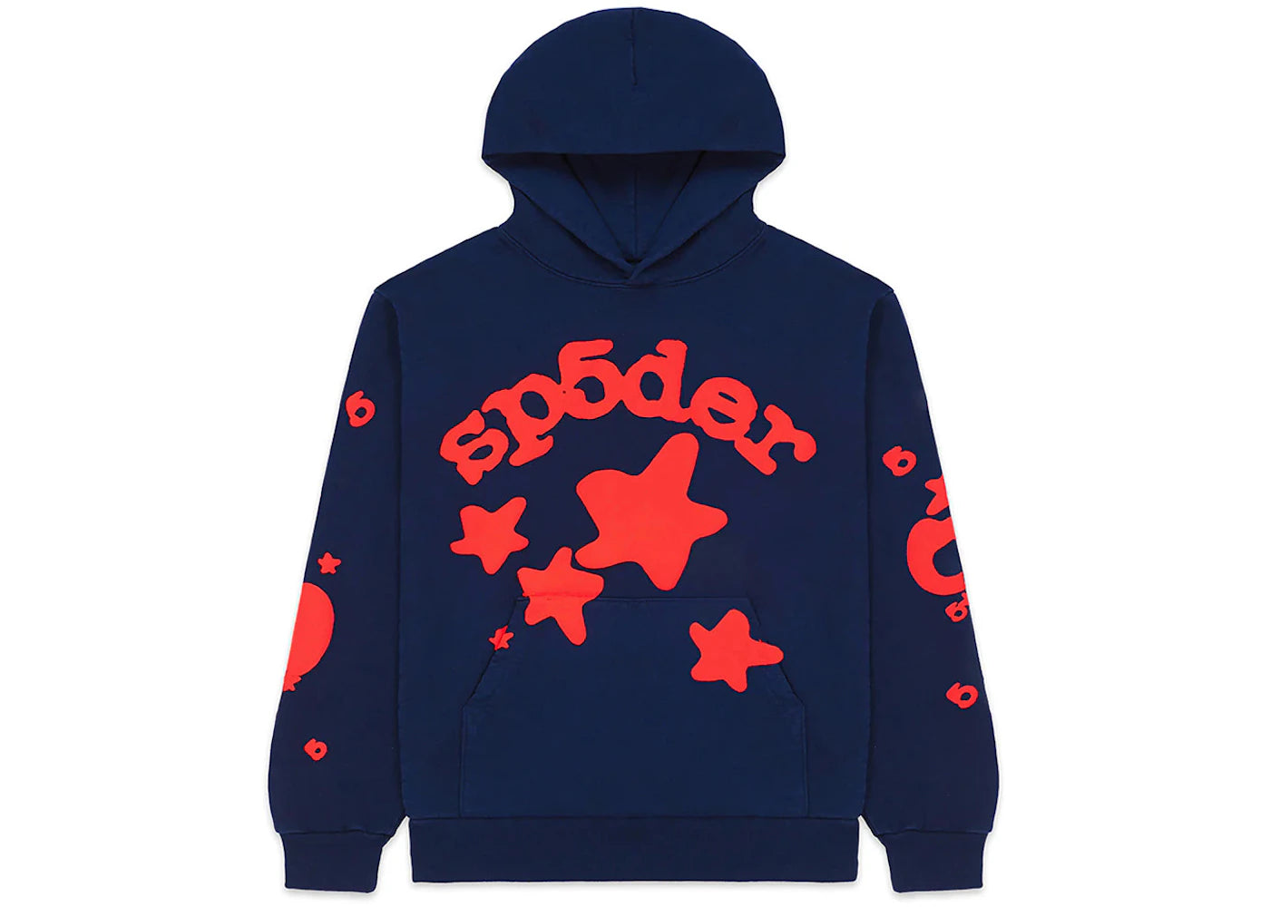 Sp5der Beluga Hoodie Navy -1