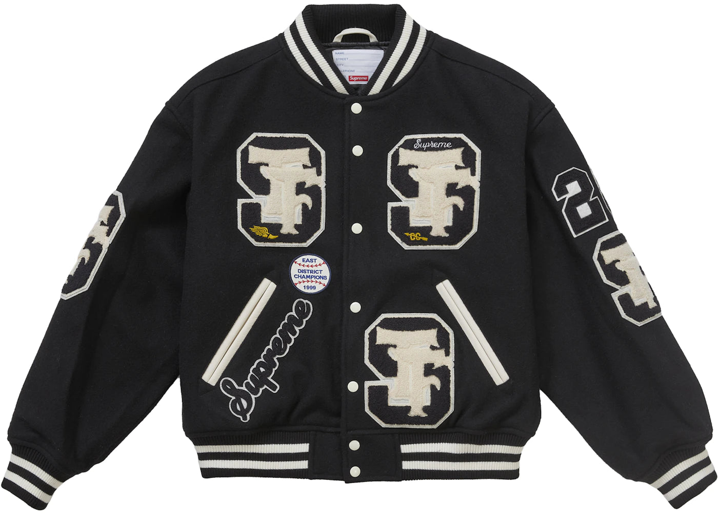 Supreme Drill Team Varsity Jacket Black -1