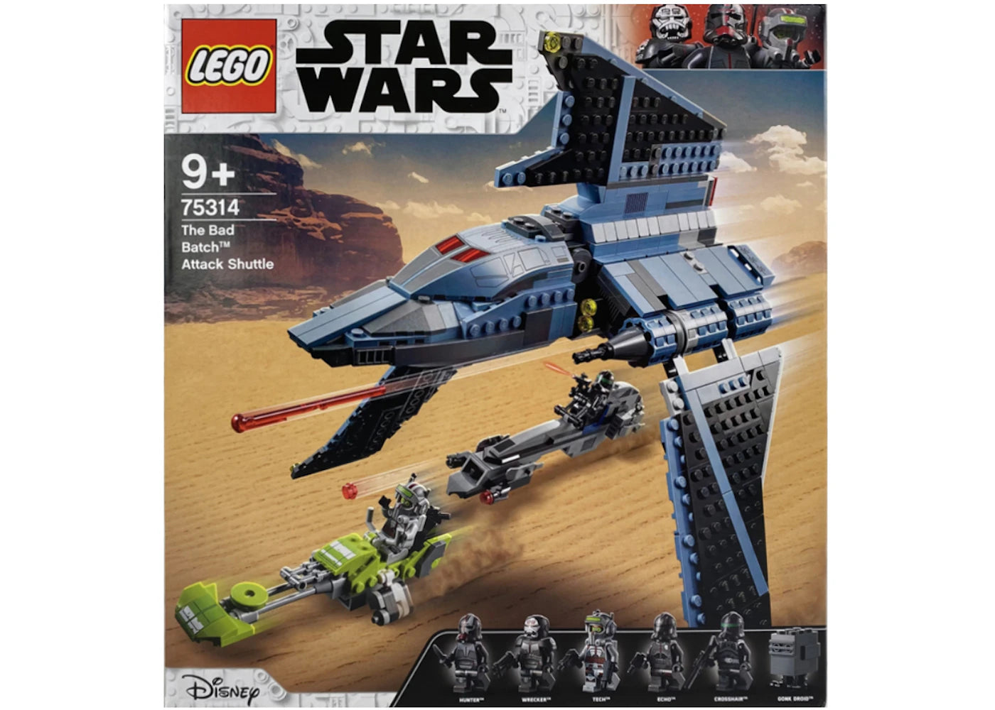 LEGO Star Wars The Bad Batch Attack Shuttle Set 75314 -1