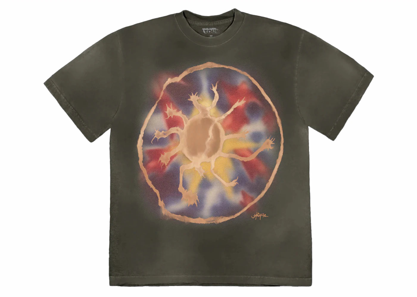 Travis Scott Utopia Is In Philadelphia Tee Multicolor -1