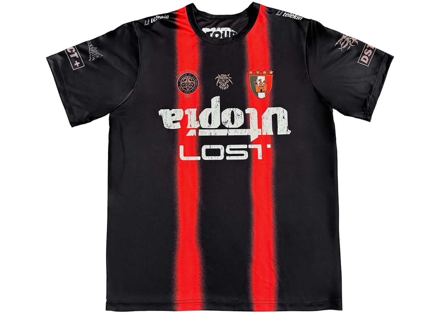 Travis Scott Italy Soccer Jersey Black -1