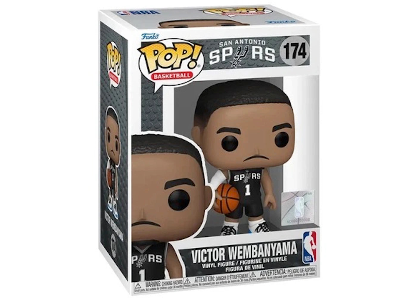 Funko Pop! Basketball: Spurs Victor Wembanyama Figure #174 -1