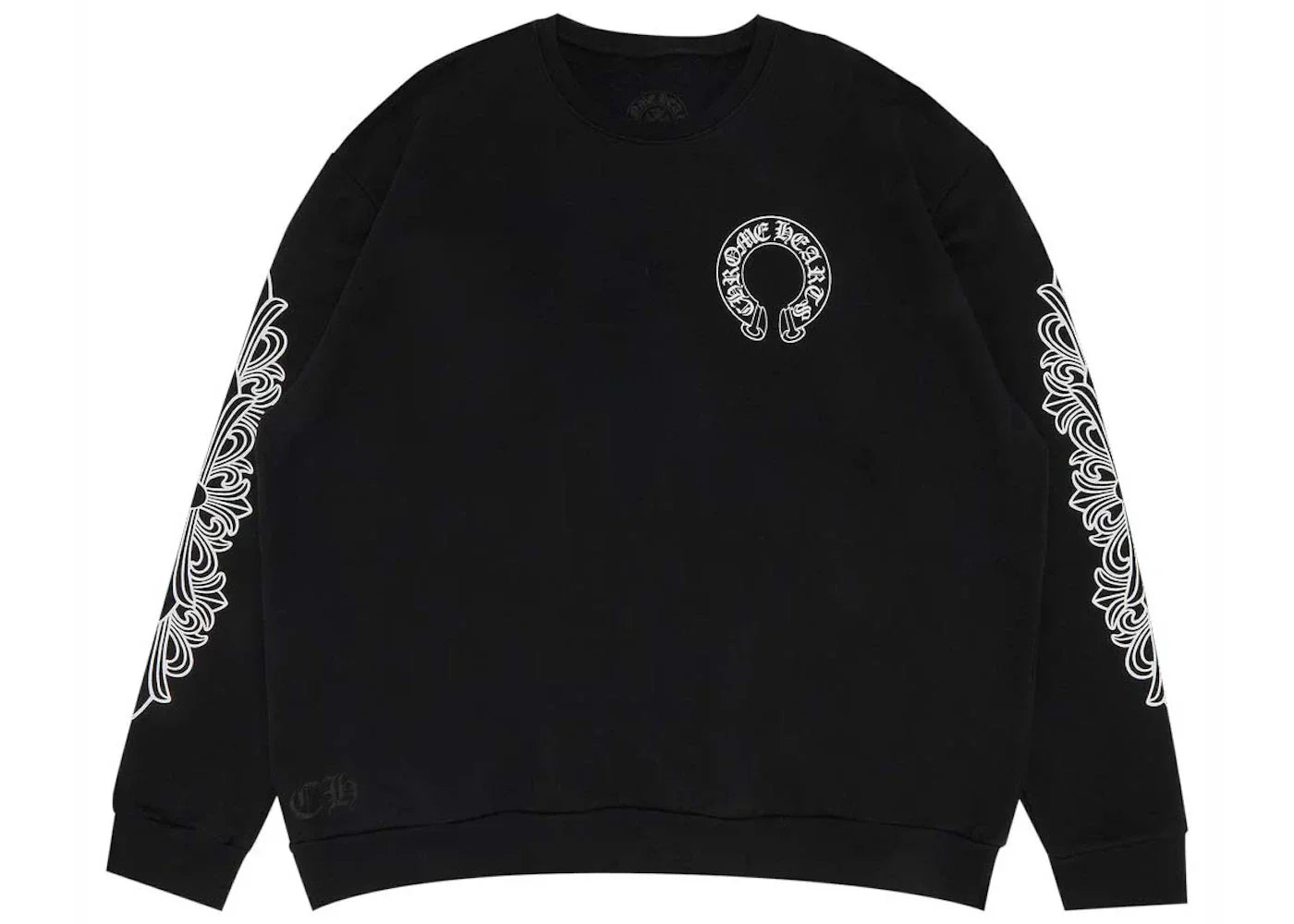 Chrome Hearts Horseshoe Crewneck Black -1