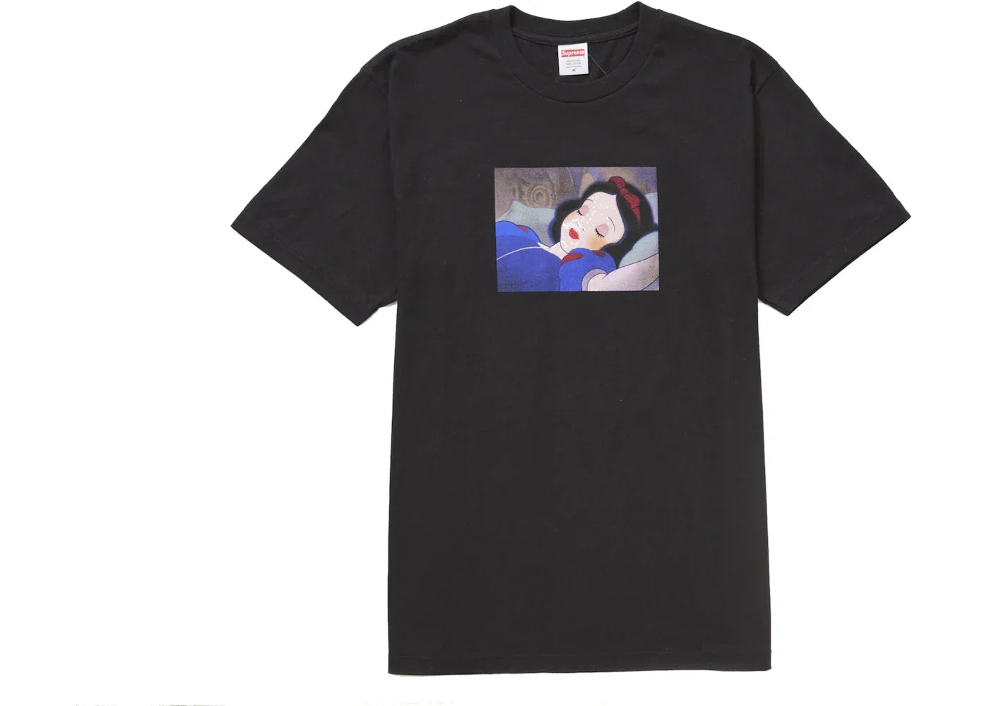 Supreme Snow White Tee Black -1