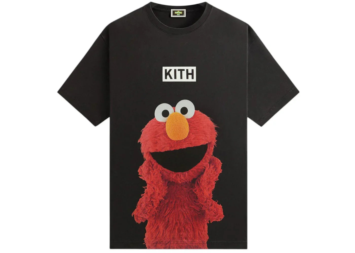 Kith x Sesame Street Elmo Tee Black -1