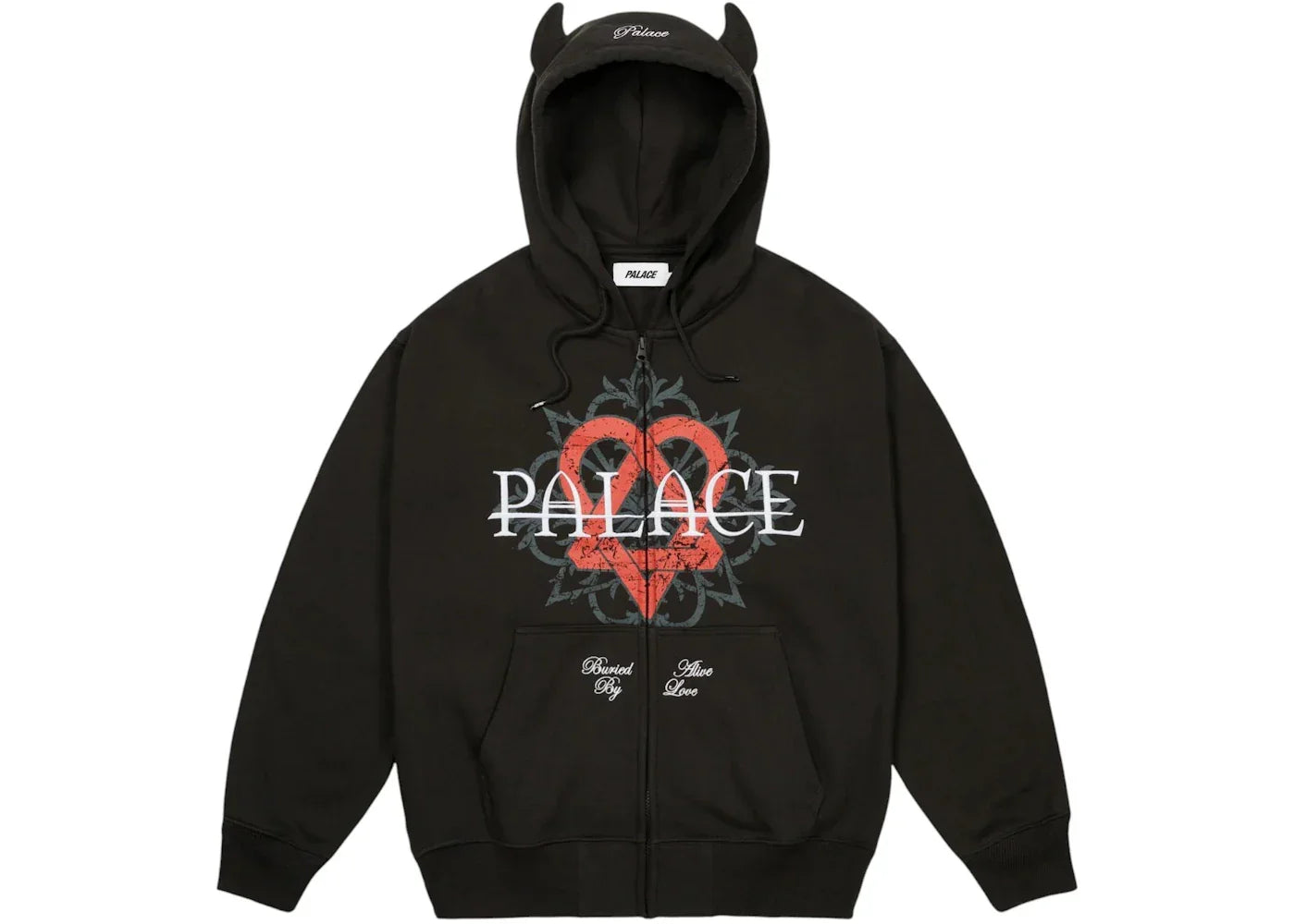 Palace Tri-Gram Hood Black -1