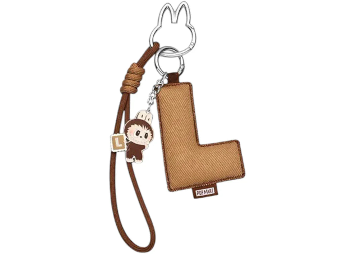 Pop Mart Labubu The Monsters Pin for Love Series "L" Letter Pendant -1