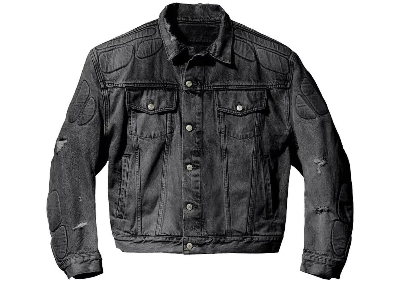 Yeezy Gap Engineered by Balenciaga Padded Denim Jacket Grey Wash -1