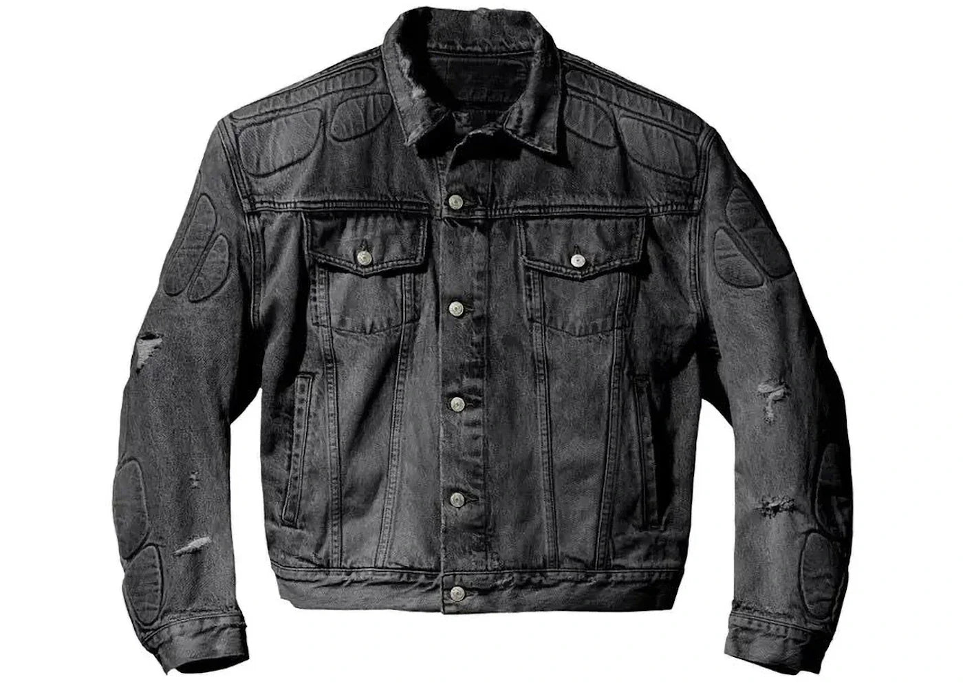 Yeezy Gap Engineered by Balenciaga Padded Denim Jacket Grey Wash -1