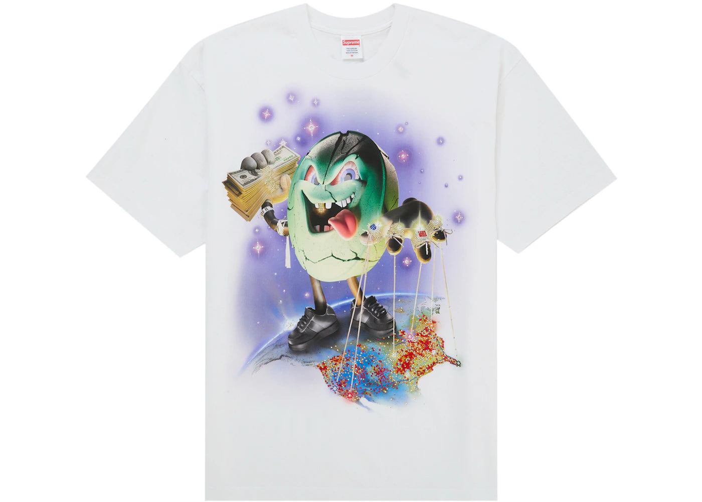 Supreme SALEM S/S Top White -1