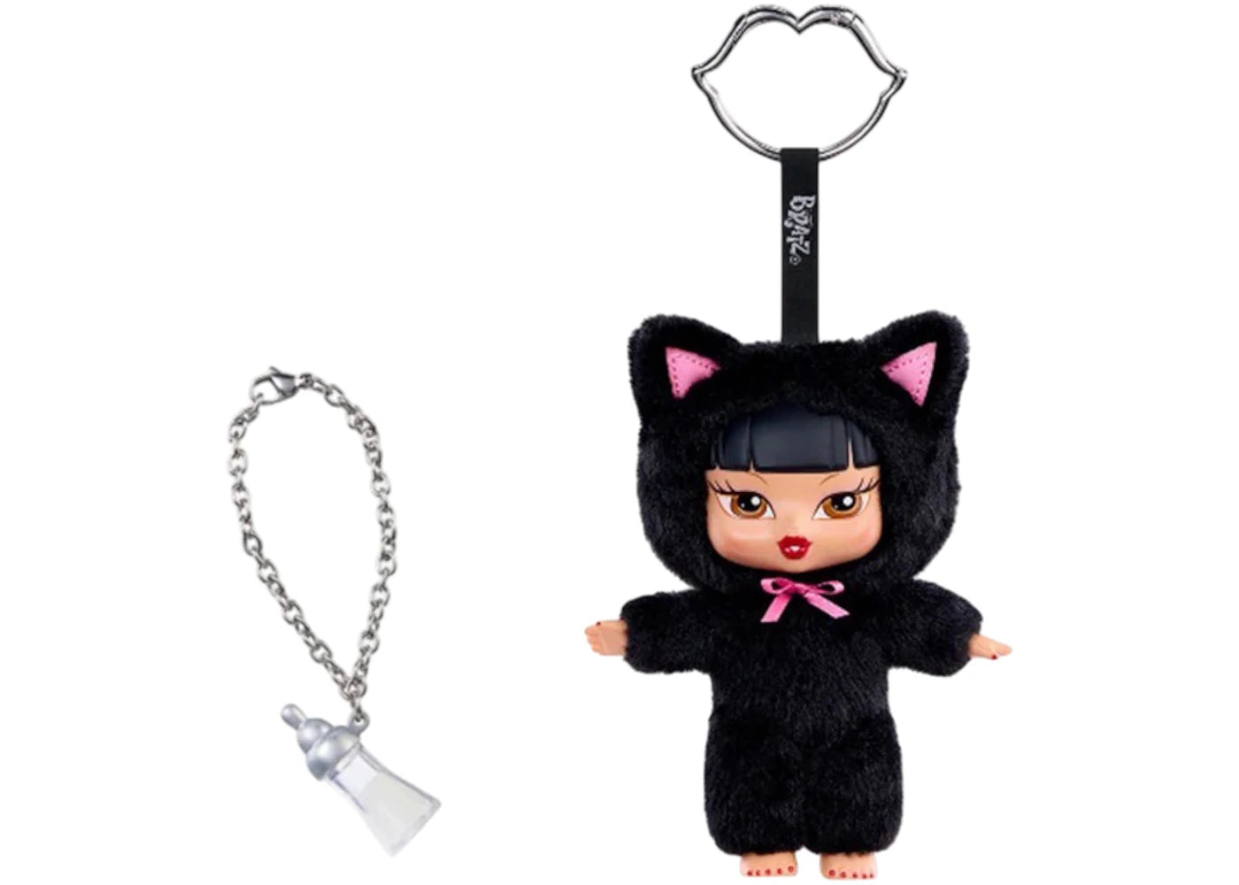 Bratz Bratziez Iconz Seriez Kool Kat Jade Plush Keychain -1