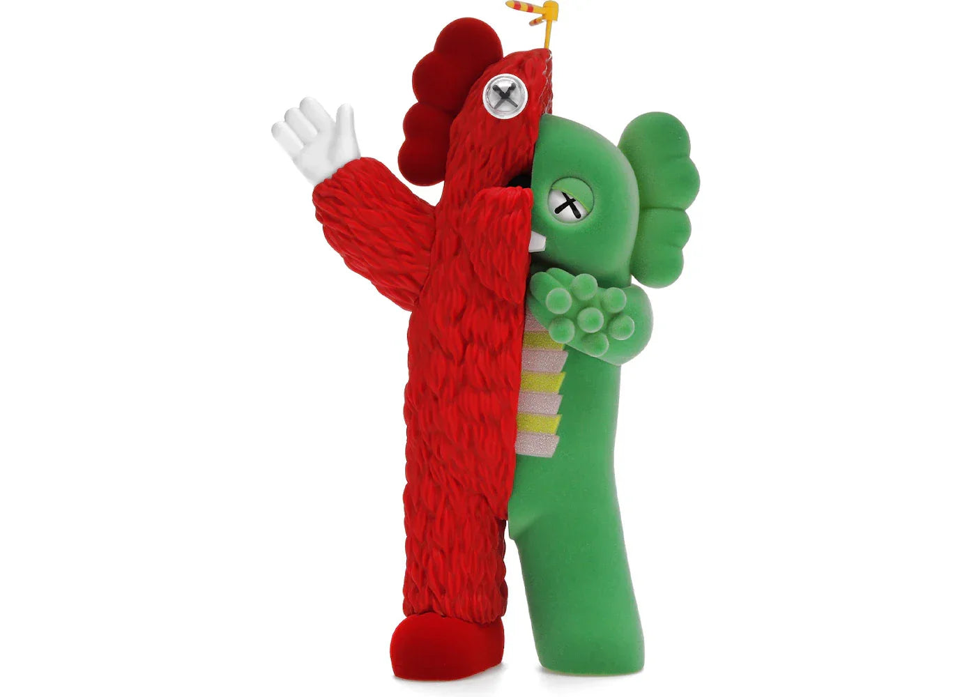 KAWS KACHAMUKKU Vinyl Figure Green/Red-1