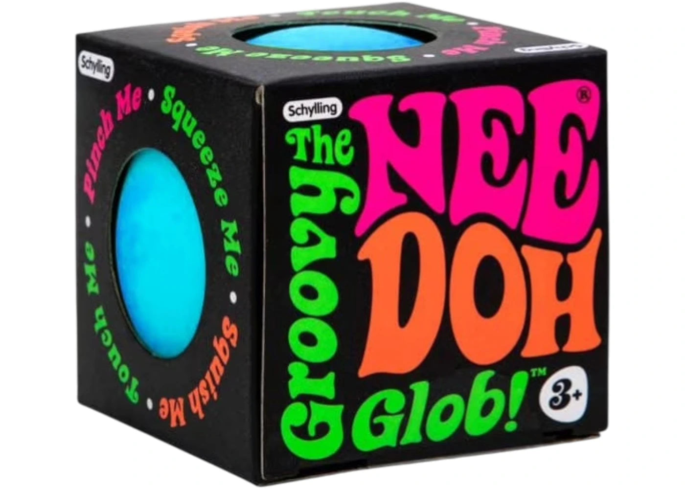 NeeDoh The Groovy Glob! Squishy Fidget Toy Blue -1