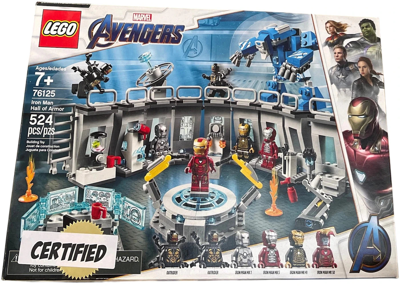 LEGO Marvel Super Heroes Iron Man Hall of Armor Set 76125 -1