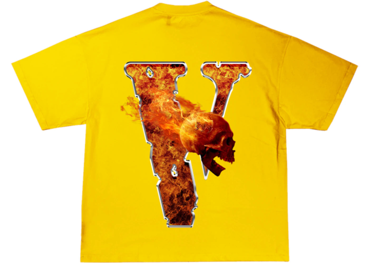 Juice Wrld x Vlone Inferno Tee Yellow -1