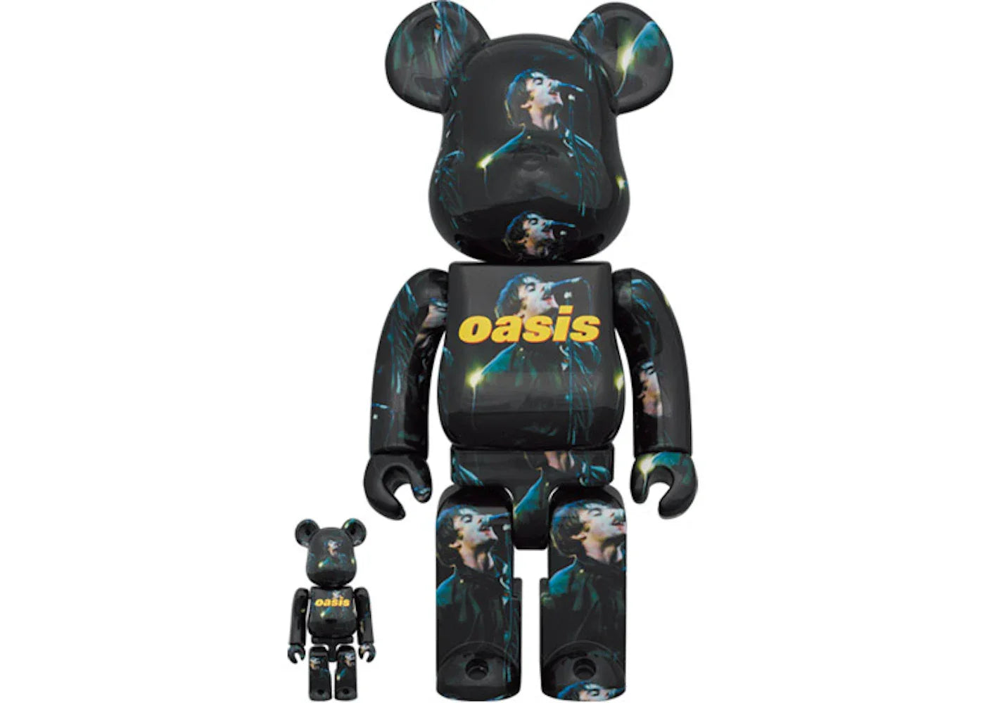 Bearbrick x Oasis Knebworth 1996 (Liam Gallagher) 100% & 400% Set-1
