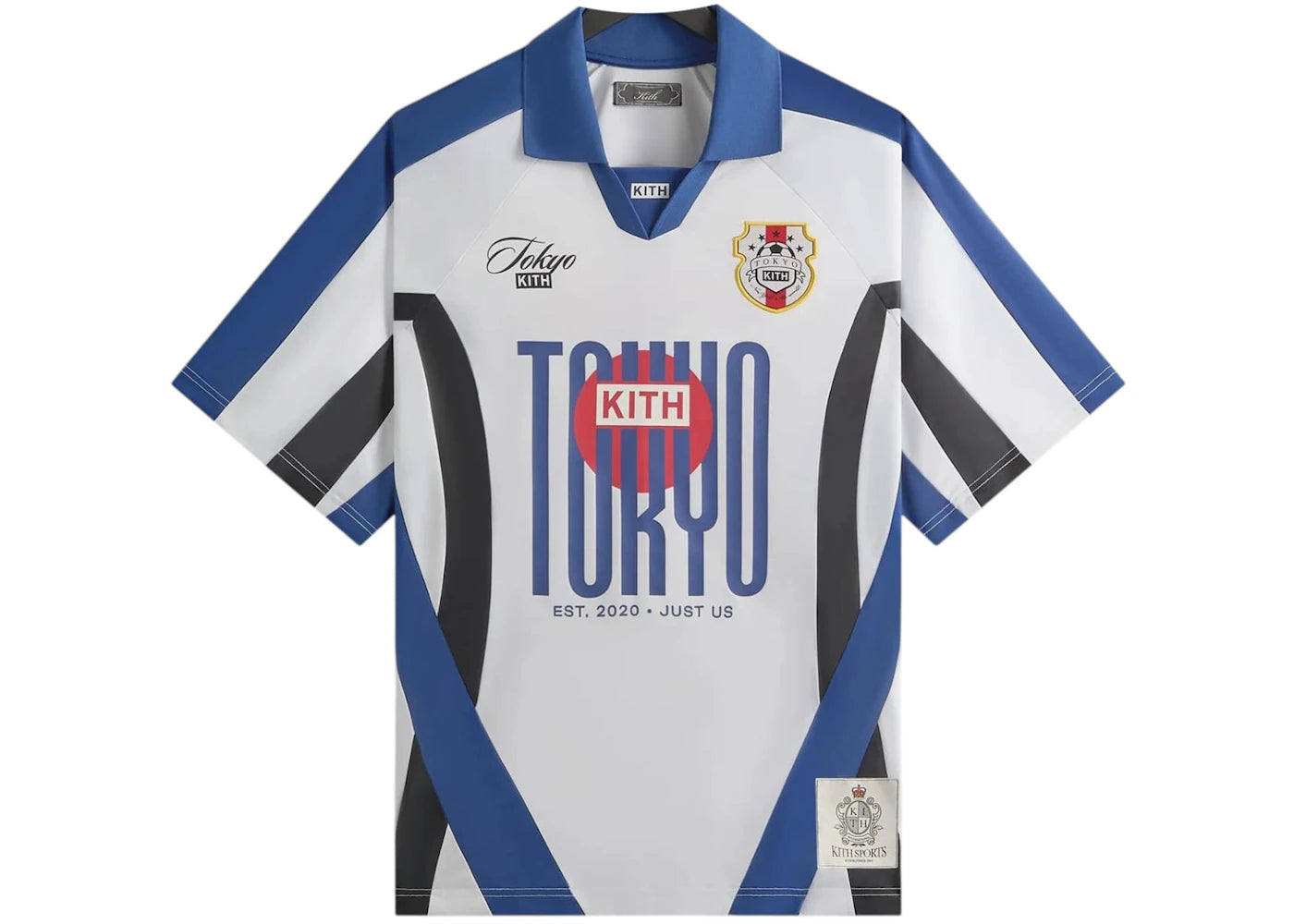 Kith Tokyo 5 Year Anniversary Jason II Soccer Jersey White -1