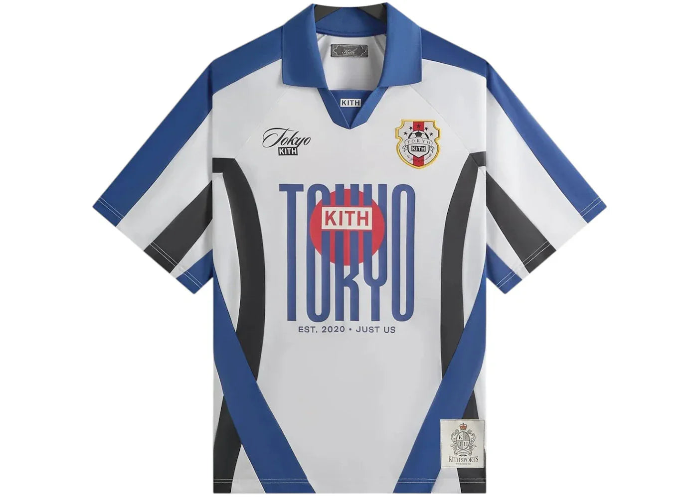 Kith Tokyo 5 Year Anniversary Jason II Soccer Jersey White -1