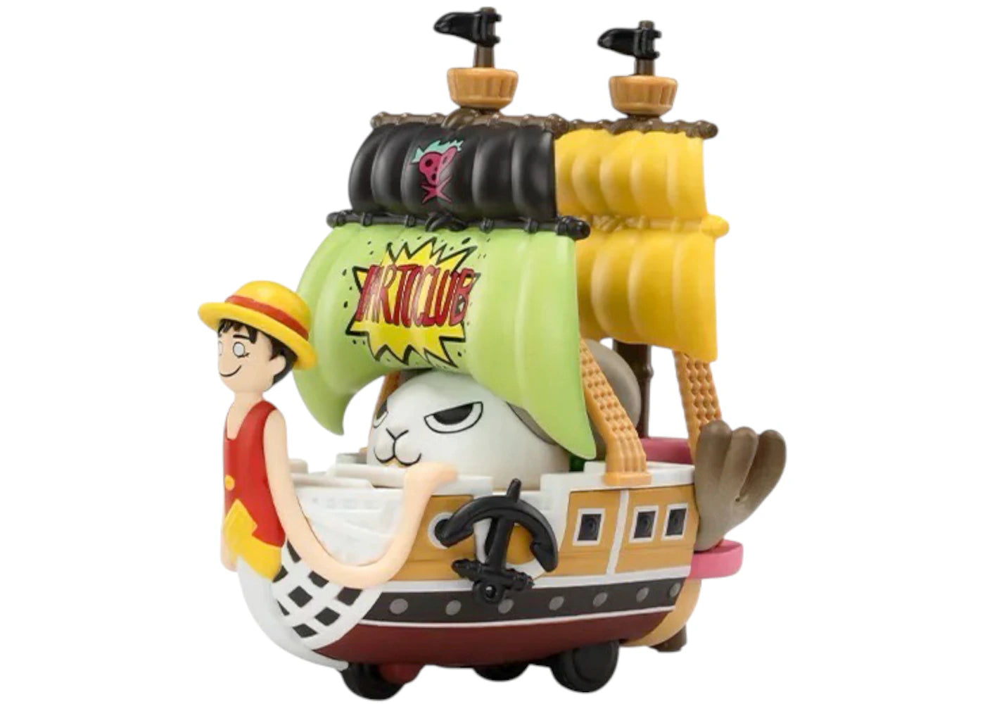 Pop Mart One Piece The Grand Line Series Vehicles Mister Luffy Go (Secret Edition) Figure -1
