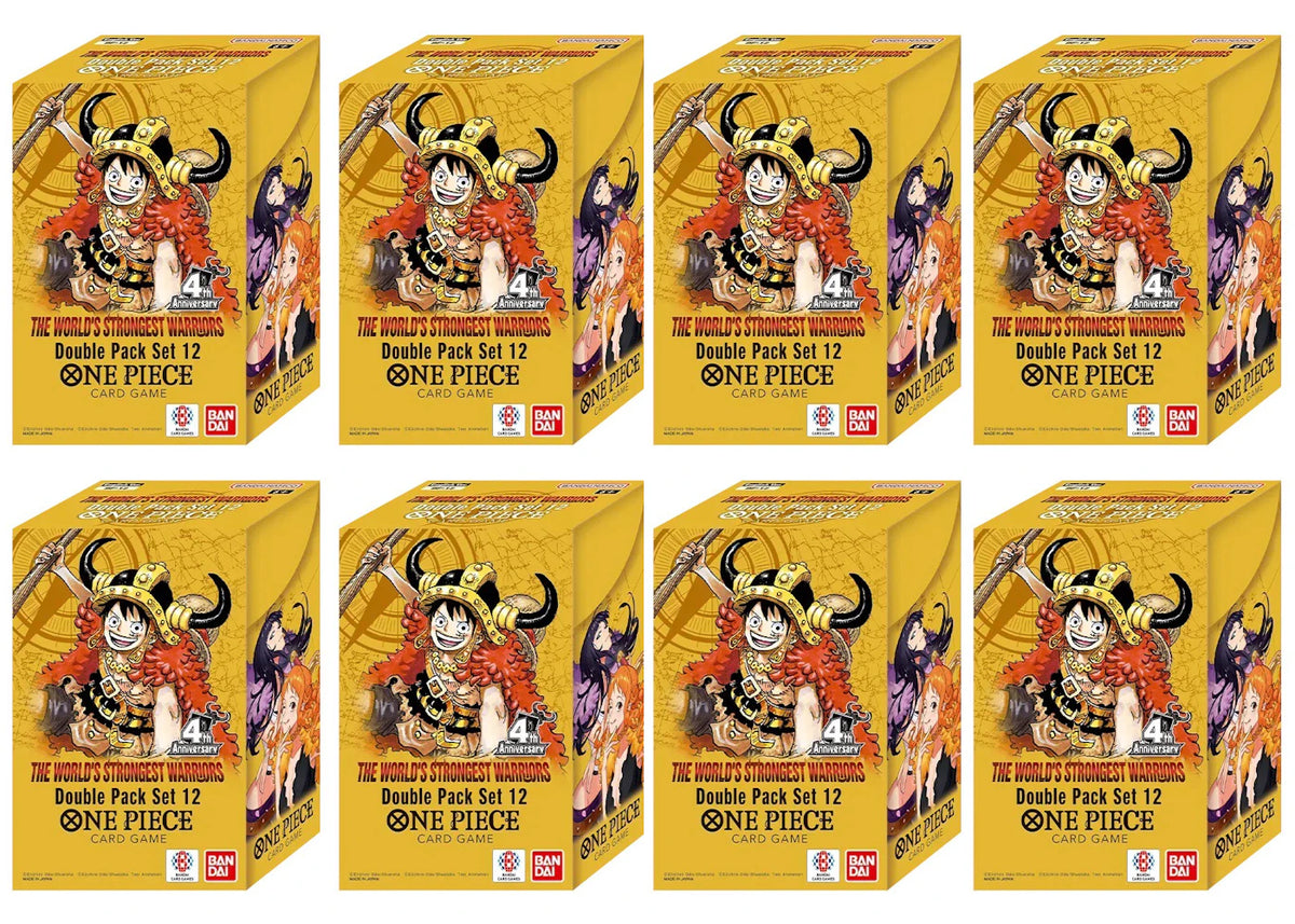 2026 Bandai One Piece The World's Strongest Warriors (OP-17) Double Pack Set Vol. 12 8x Lot -1