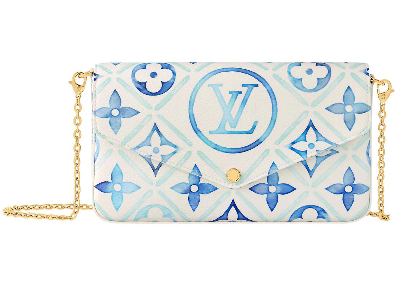 Louis Vuitton Felicie Pochette Lagoon Blue -1