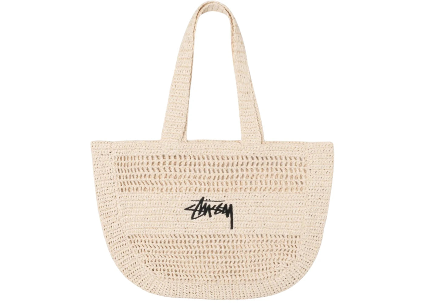 Stussy Woven Tote Bag Ivory -1