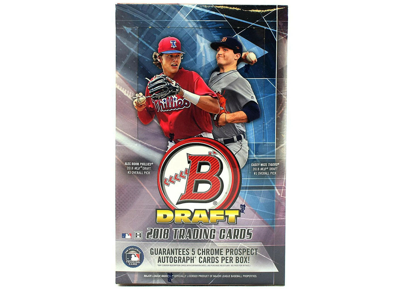 2018 Bowman Draft Baseball Super Jumbo Box -1