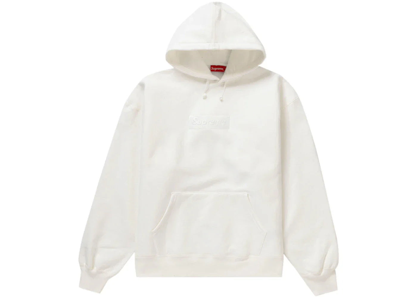 Supreme Box Logo Hooded Sweatshirt (FW23) White -1