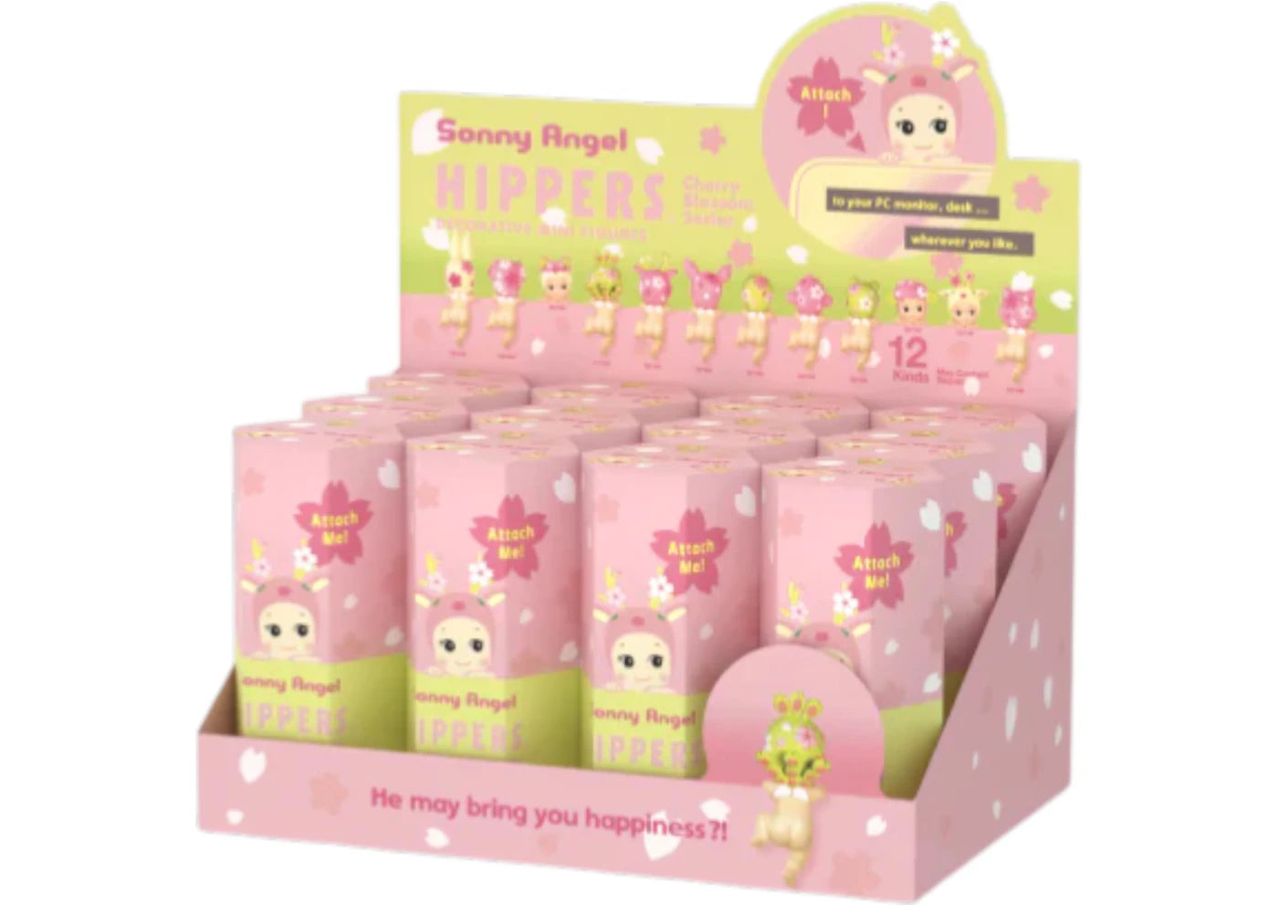 Sonny Angel HIPPERS Cherry Blossom Series Sealed Case (12 Blind Box) -1