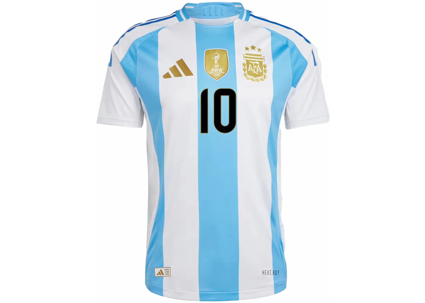 adidas Argentina 2024 Messi Home Authentic Jersey White/Blue Burst -1