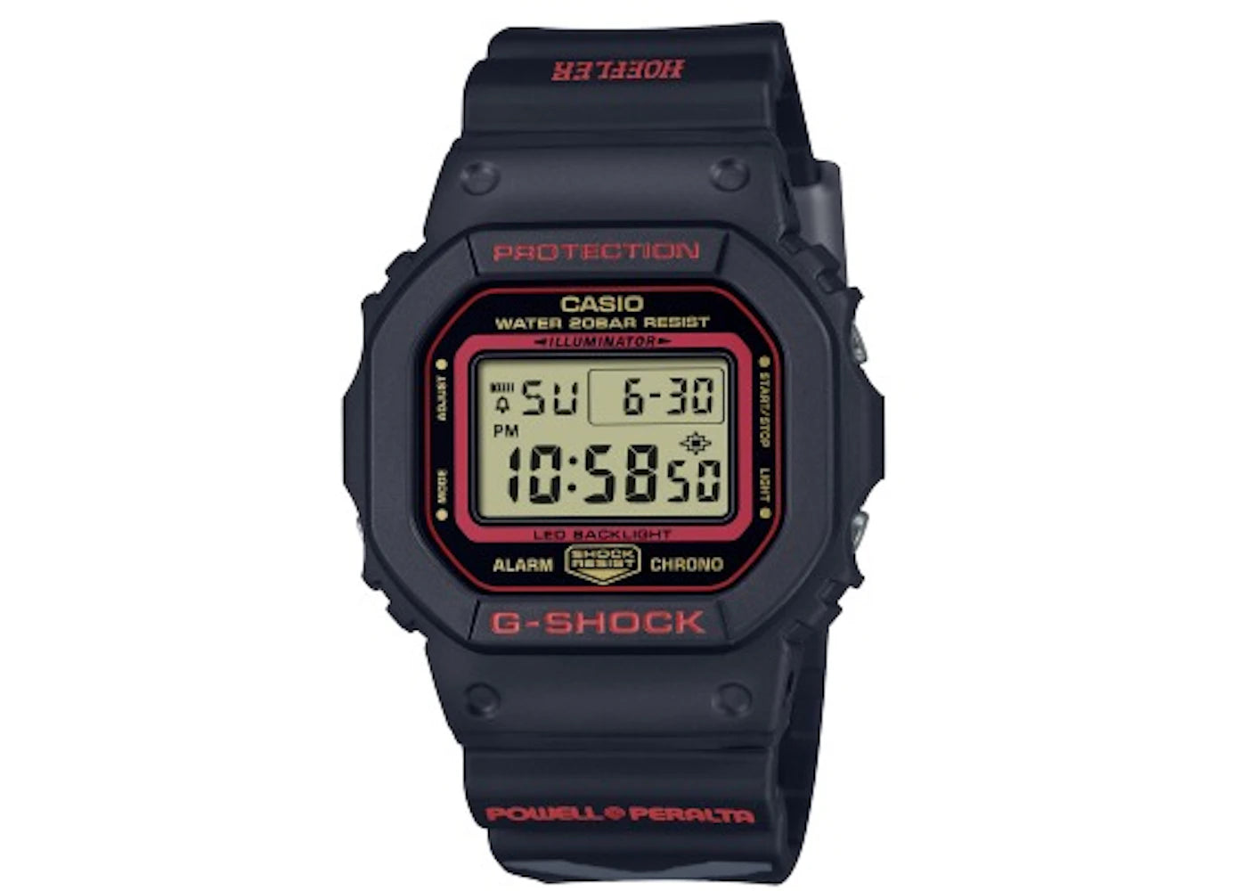 Casio Digital G-Shock Kelvin Hoefler x Powell Peralta collaboration model DW-5600KH-1 (Black) -1