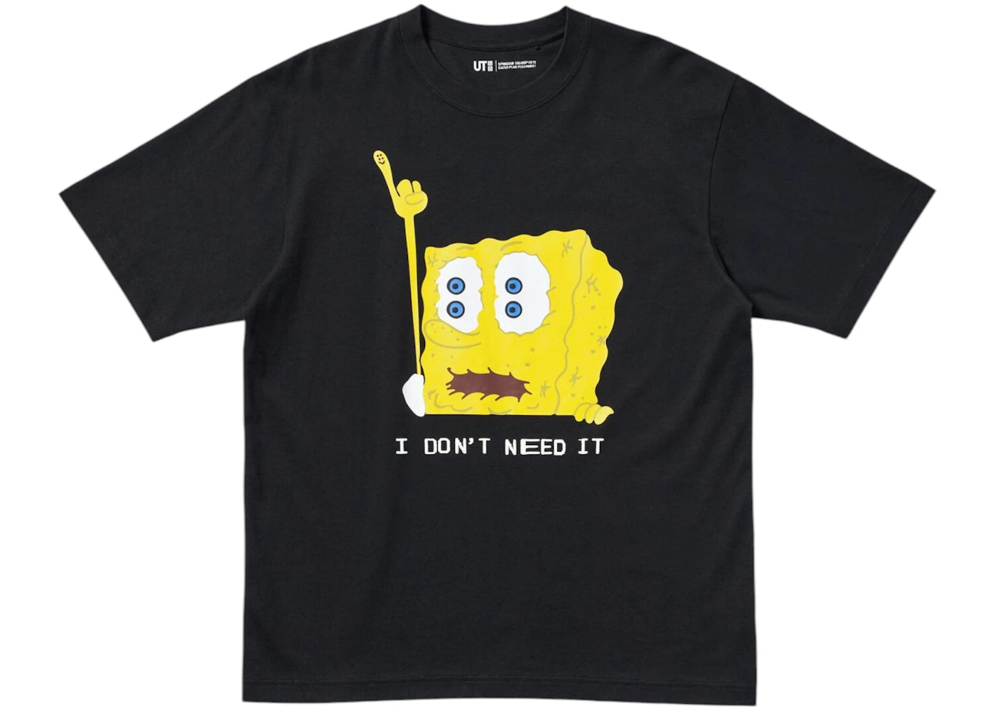 Uniqlo x CPFM Spongebob Squarepants UT Graphic T-Shirt Black -1