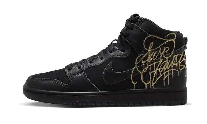 Nike SB Dunk High FAUST noir/doré - MTHOR SHOP
