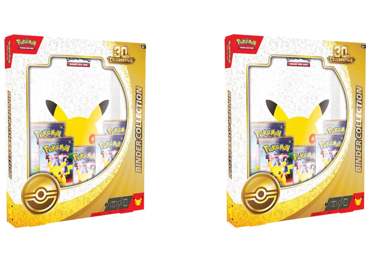 2026 Pokémon Mega Evolution 30th Celebration Binder Collection 2x Lot -1