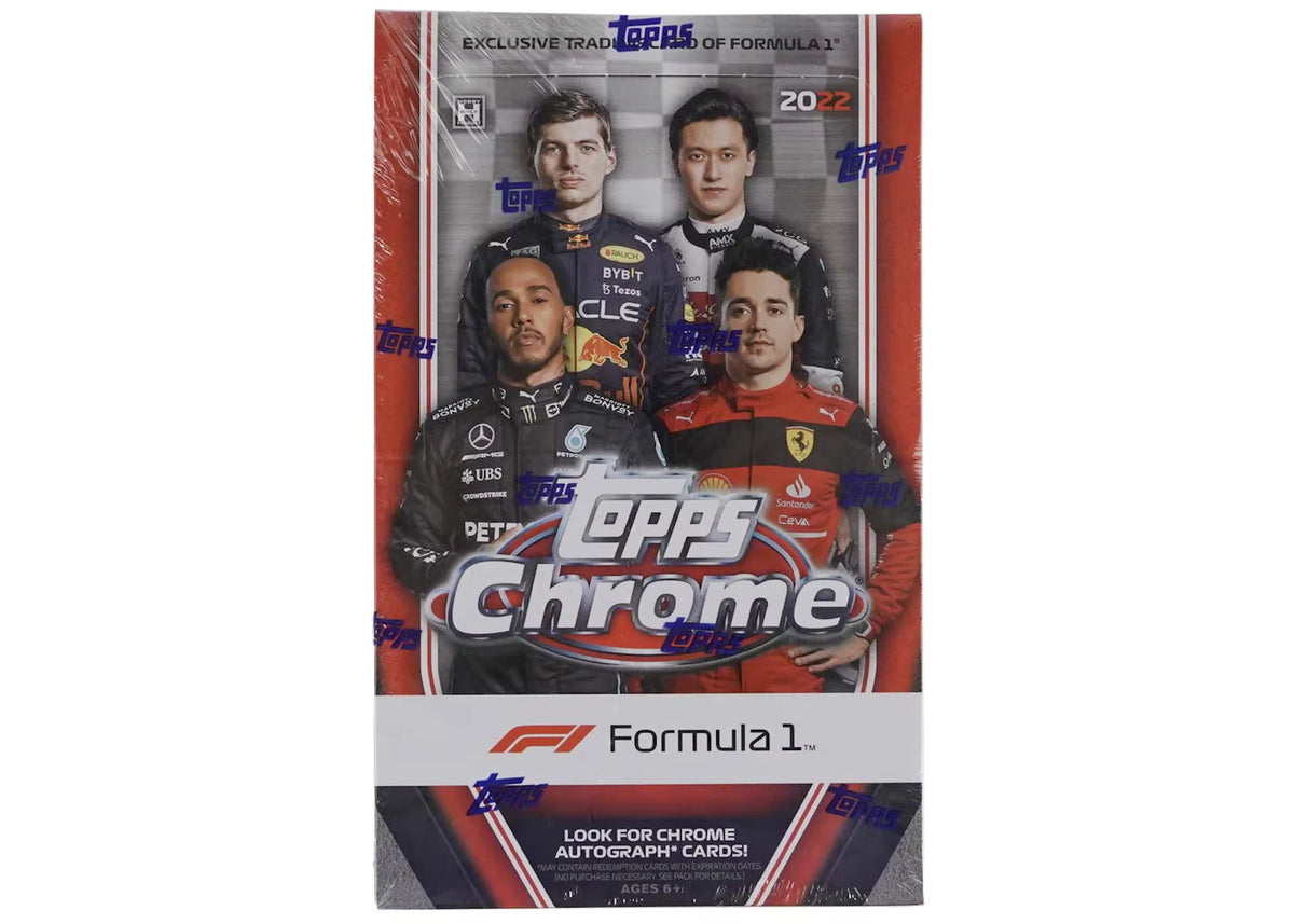 2022 Topps Chrome Formula 1 Racing Hobby Box (18 Packs) -1