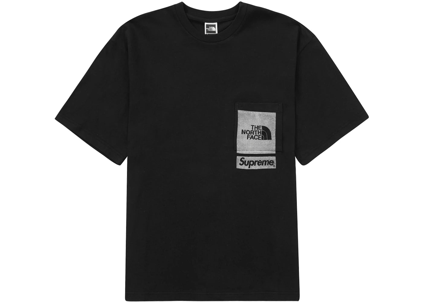 Supreme The North Face Printed Pocket Tee Black -1