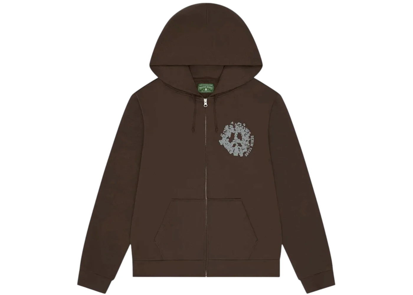 Denim Tears Denim University Zip Hoodie Brown -1